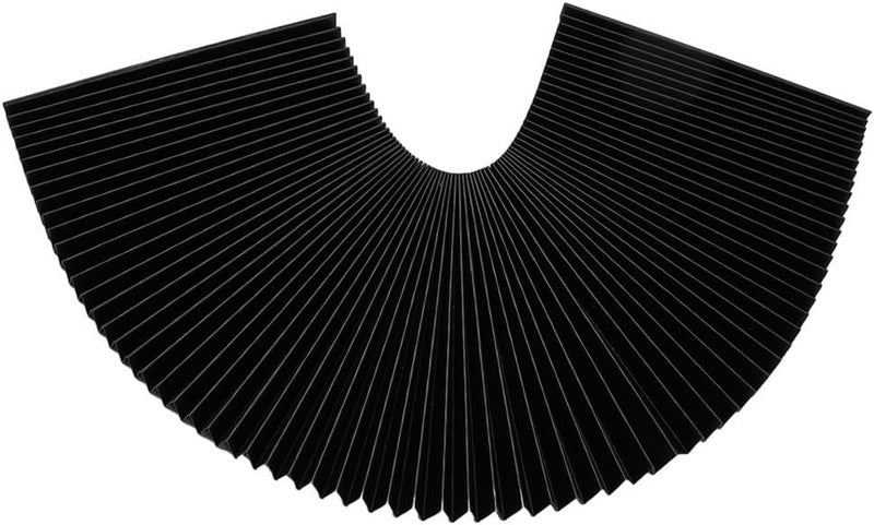 Cloudpower Milling Machine Tool Foldable Accordion Bellows Cover Rubber Protective Cover, For Milling Machine Part Accordion Way Shield Guard 1.5M(140mm) - Image 5